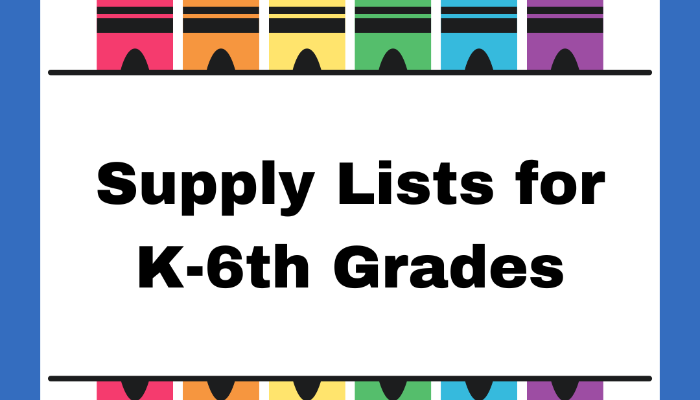  School Supplies 24-25